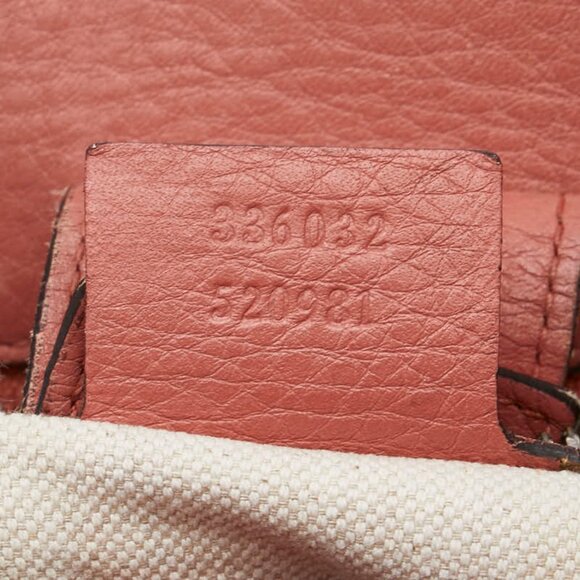 GUCCI Pink Leather Bamboo Shoulder Bag - Picture 15 of 16